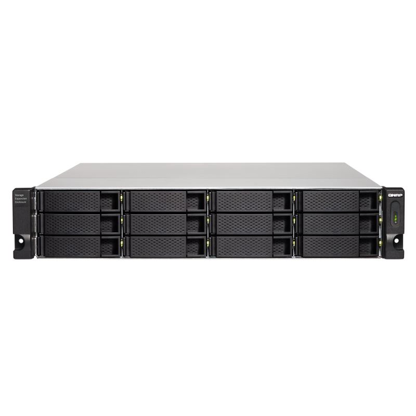 QNAP TL-R1200C-RP caja para disco duro externo Carcasa de disco duro/SSD Negro, Gris 2.5/3.5"