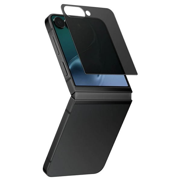 UNIQ Optix Privacy privát edzett üveg kijelzővédő Samsung Galaxy Z Flip7 készülékhez
