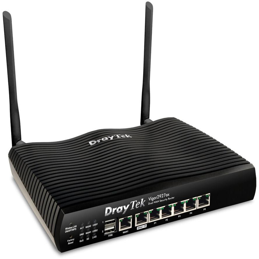DrayTek Vigor 2927ax Dual-Band Gigabit Router (V2927AX-DE-AT-CH)