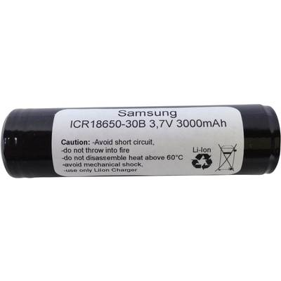 Speciális Li-Ion akku 3,7 V 3000 mAh (O x Ma) 18 x 70 mm Samsung ICR18650-30B (ICR1865030PCM)