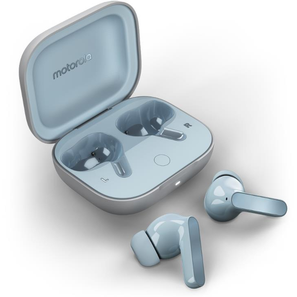 Motorola Moto Buds Слушалки Безжичен В ухо Обаждания/Музика/Спорт/Всеки ден Bluetooth Син