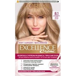  L’Oreal Paris LOREAL Excellence Creme Farba do włosów 8.1 Jasny popielaty blond