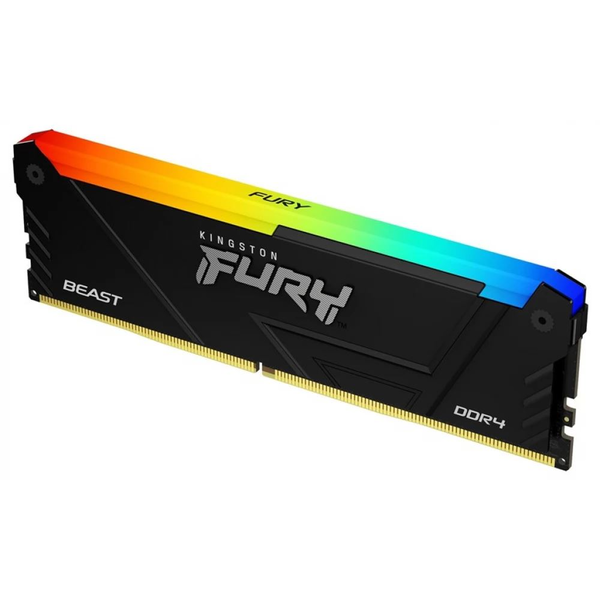 Paměť Kingston Fury Beast RGB, DDR4, 16 GB, 3200MHz, CL16