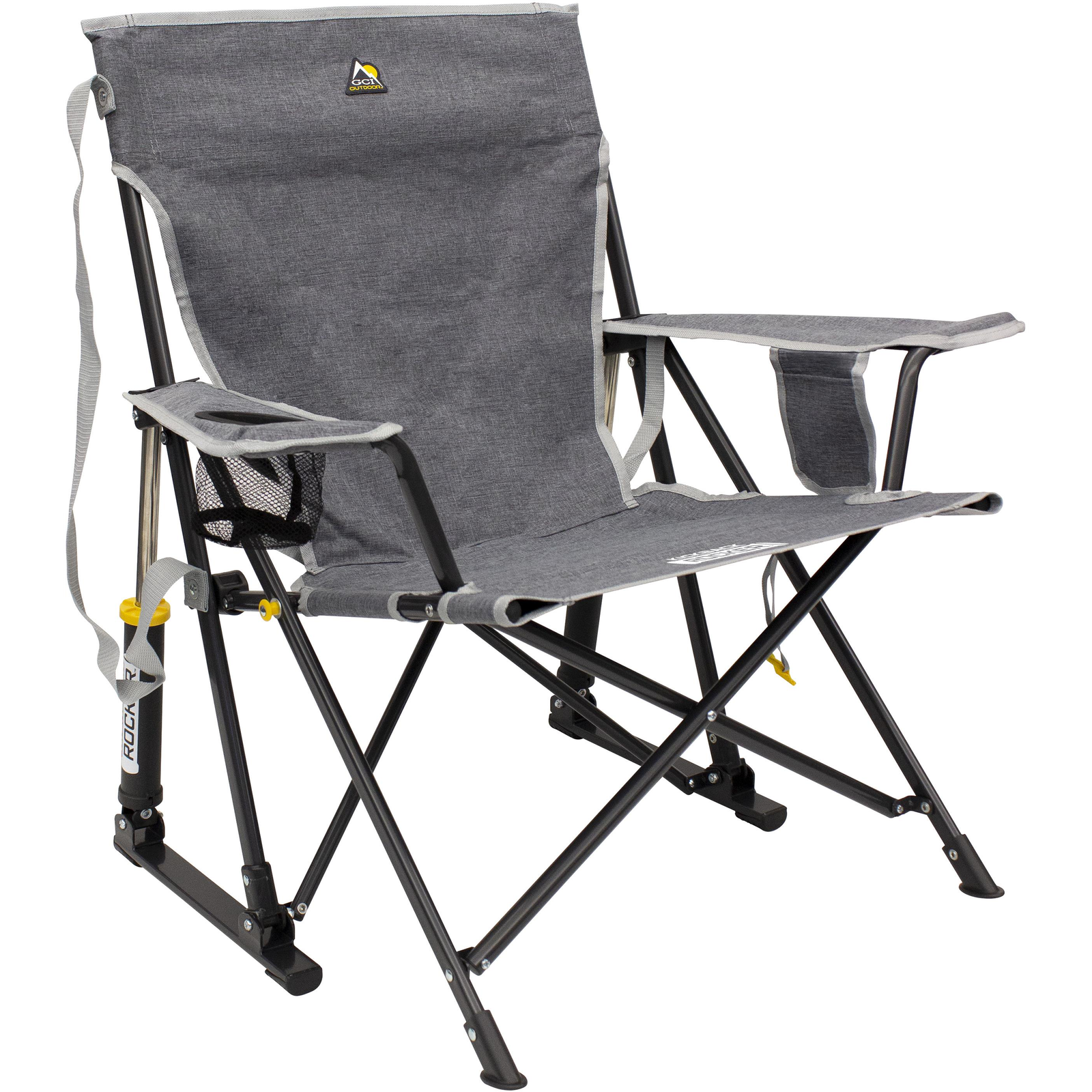 GCI Outdoor Kickback Rocker  Heathered Pewter (410147)