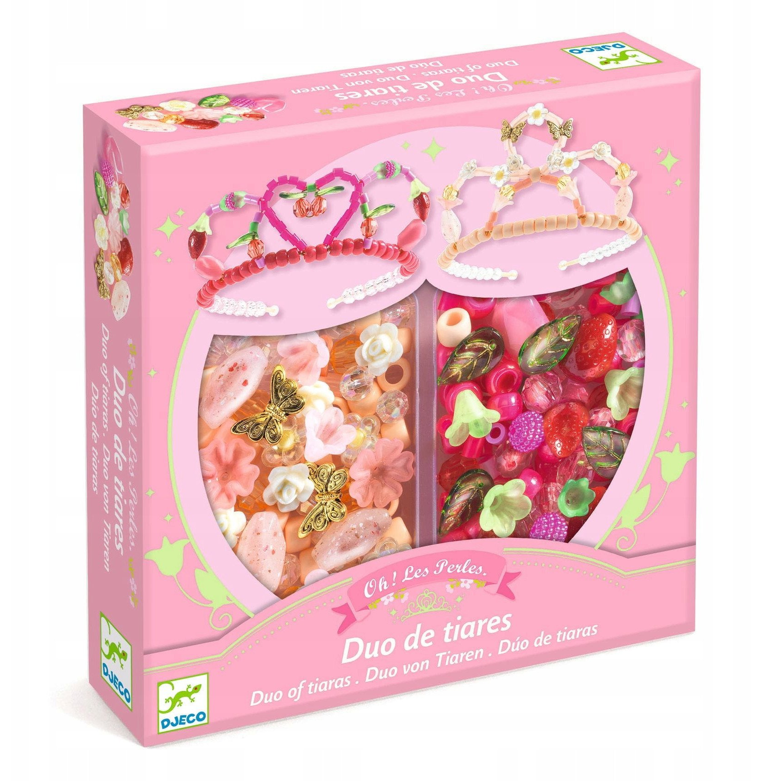 Ékszerkészítő Készlet Páros Tiara Pink Duo Of Tiaras Pink (DJ00039)