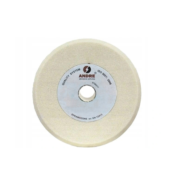 ANDRE PROFILED GRINDING WHEEL 125mm x 8mm x 20mm 99A60K7VE01-35 WHITE "TYPE 1C"