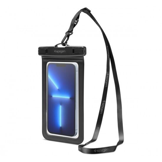 Spigen Aqua Shield A601 univerzális vízálló tok fekete (AMP04525) (AMP04525)