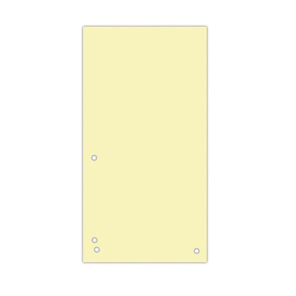 Donau 235 x 105 mm Karton Elválasztócsík - Sárga (100 db / csomag)