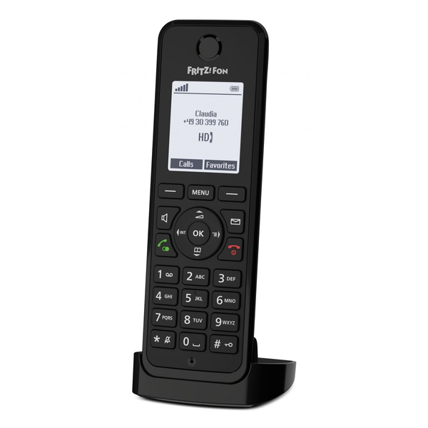 Fon FRITZ! M3 International DECT telefon Hívóazonosító Fekete