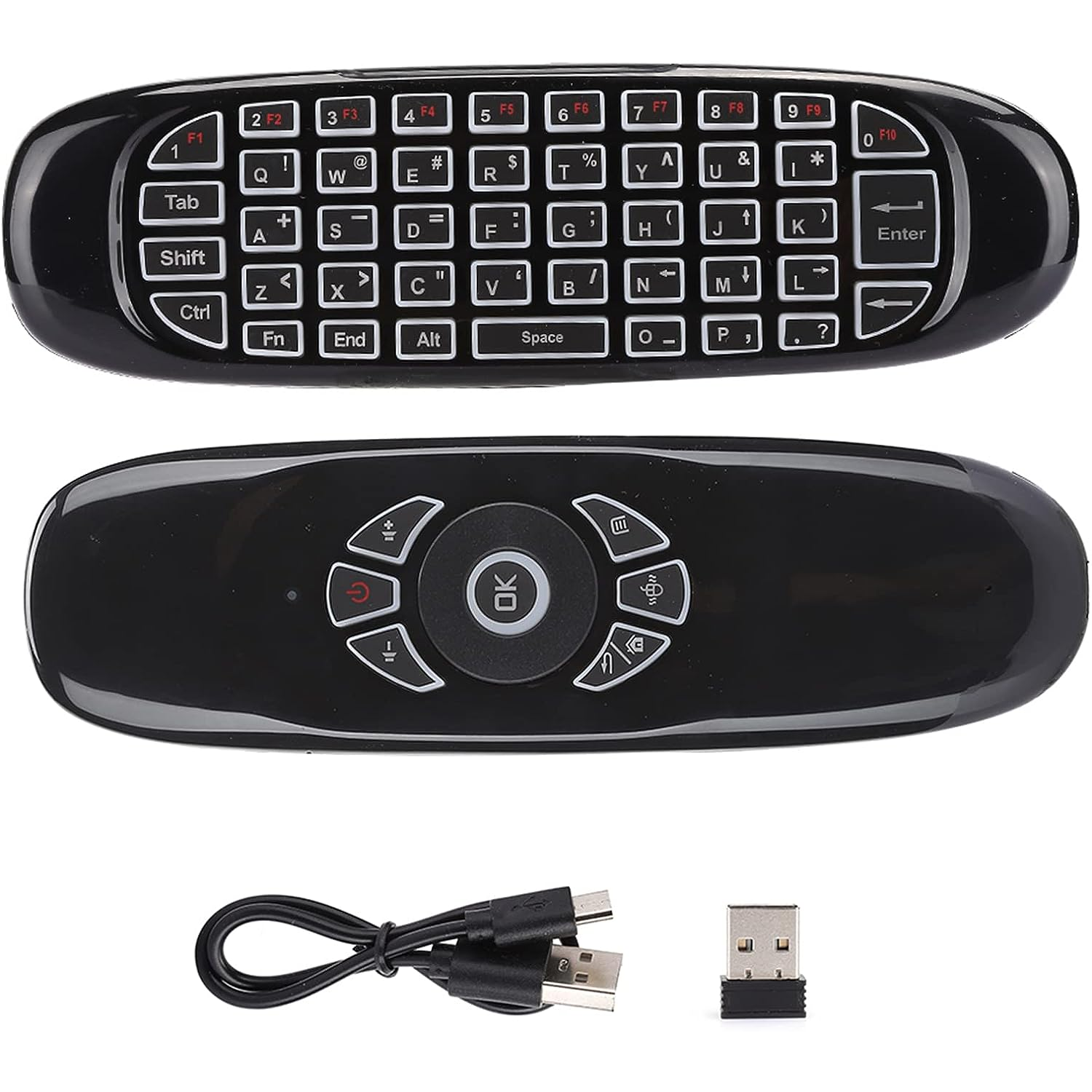 Fusion FUSC120BK Univerzális távirányító + Billentyűzet (FUSC120BK)