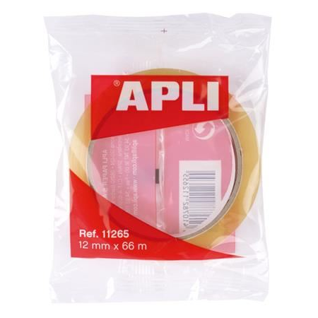 APLI Transparent ragasztószalag 12mm x 66m átlátszó (11265) (apli11265)
