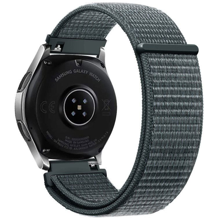 Eternico Airy Universal Quick Release 22mm - Aquamarine Blue and Gray edge (AET-UN22AY-AqBlG)