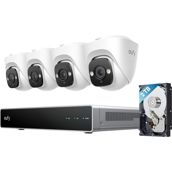 Eufy NVR Security System E41 Zwart, Grijs, Wit