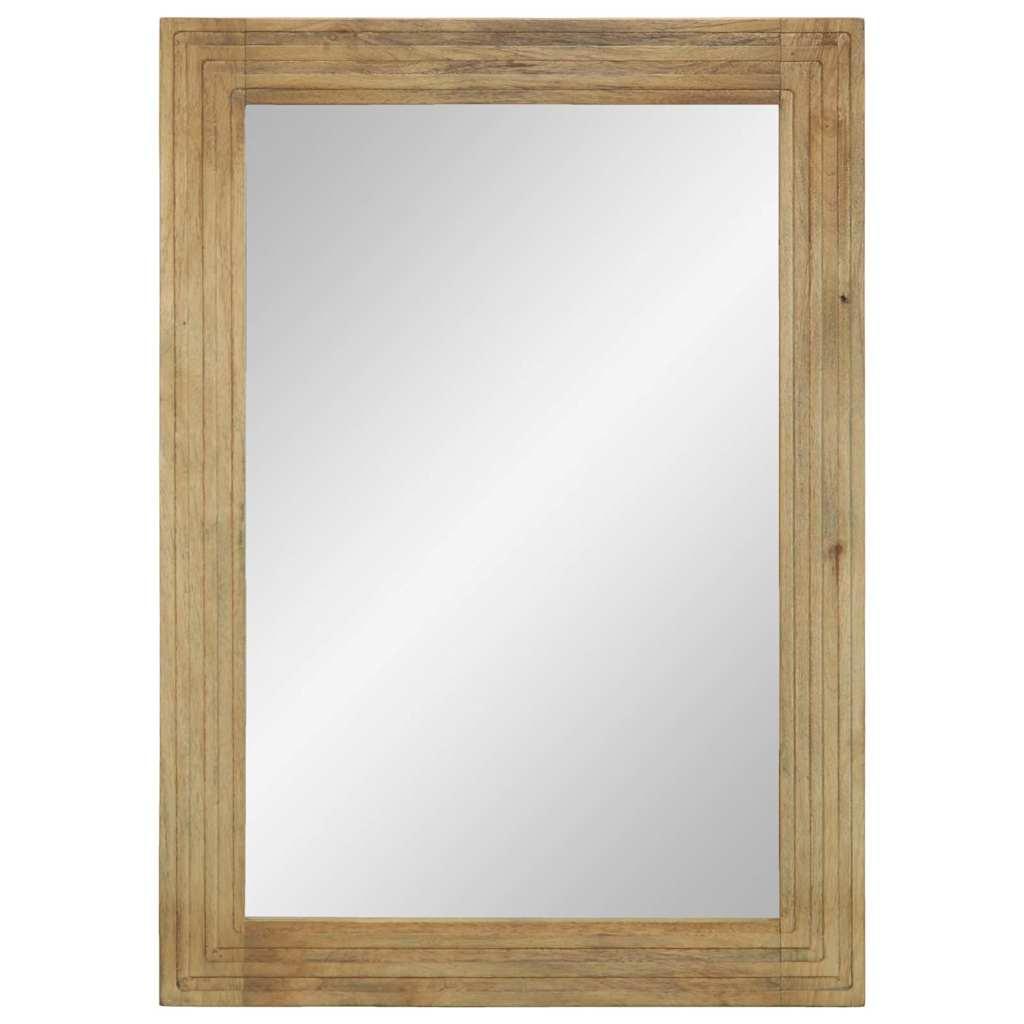 tömör mangófa barna fürdőszoba tükör 50x70x2,5 cm (4017751)