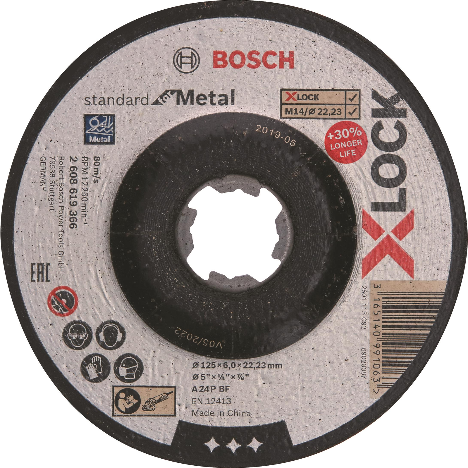 BOSCH 2608619366X-LOCK SfM T27 125 × 6 mm (2.608.619.366)