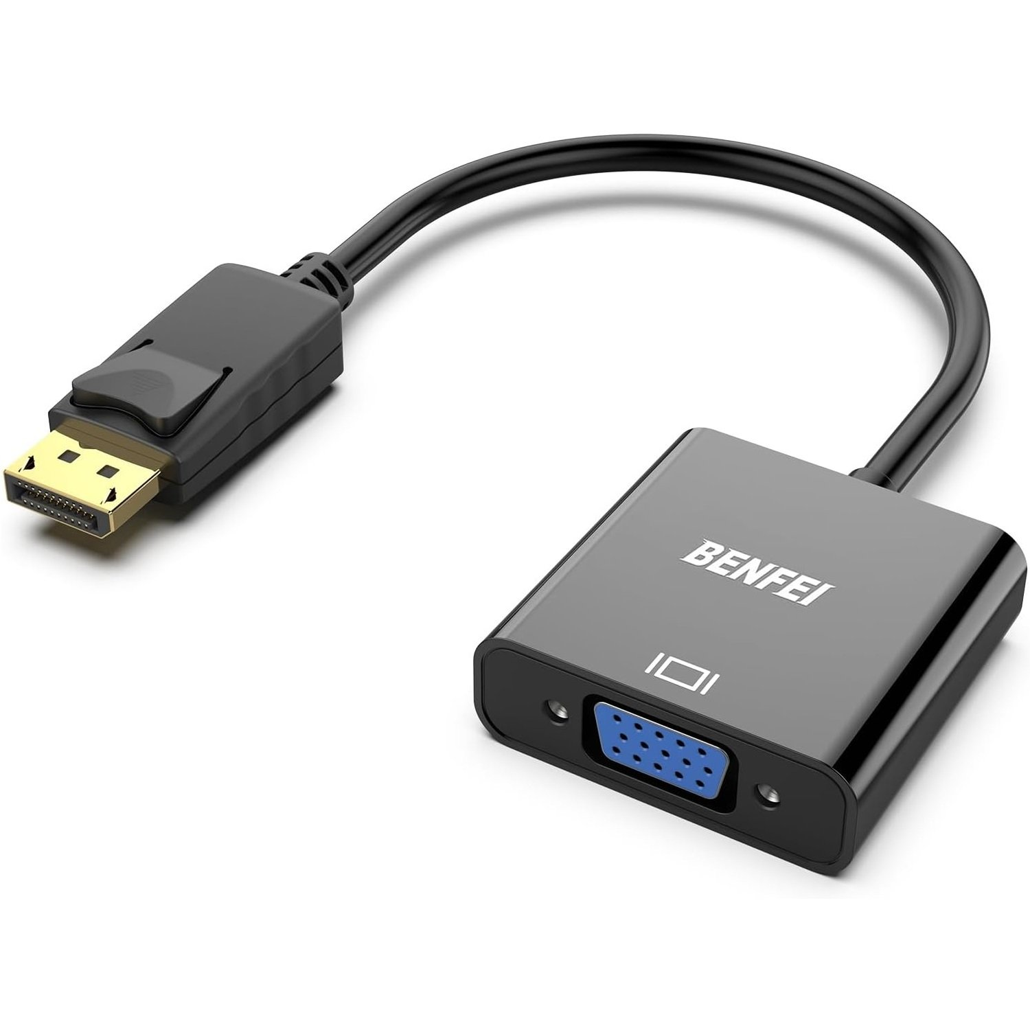 BENFEI DisplayPort na VGA adaptér (čierny)
