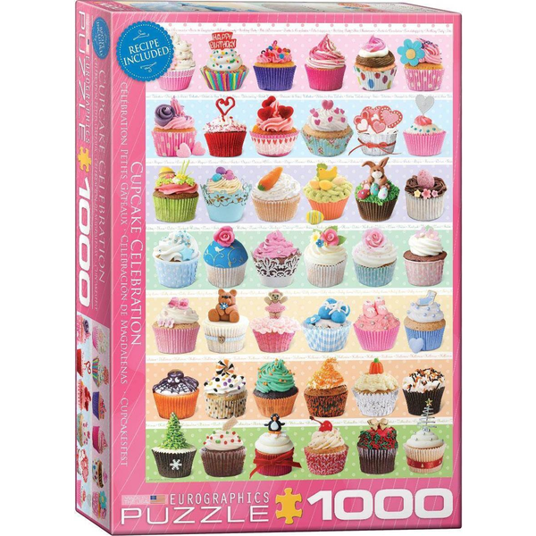 EuroGraphics 6000-0586 1000 db Puzzle - Cupcake Celebration