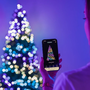 Инсталация Smart Twinkly Strings 750, 750 RGB светодиода, Wi-Fi+Bluetooth, управлява се от смартфон приложение, дължина 60 метра, IP44