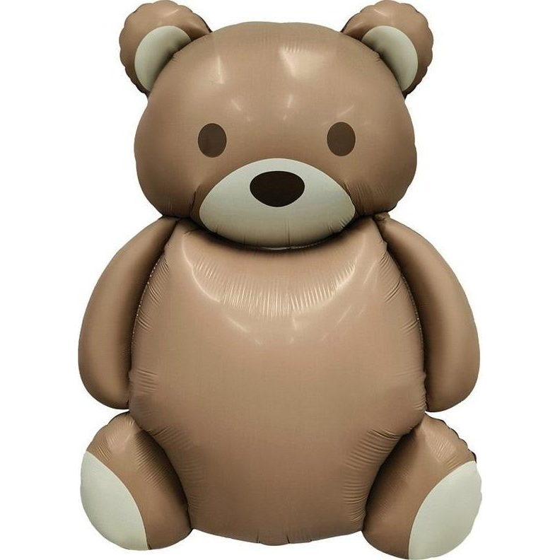 Héliummal tölthető maci alakú fólia lufi - 52 x 68 cm (5906639410515)