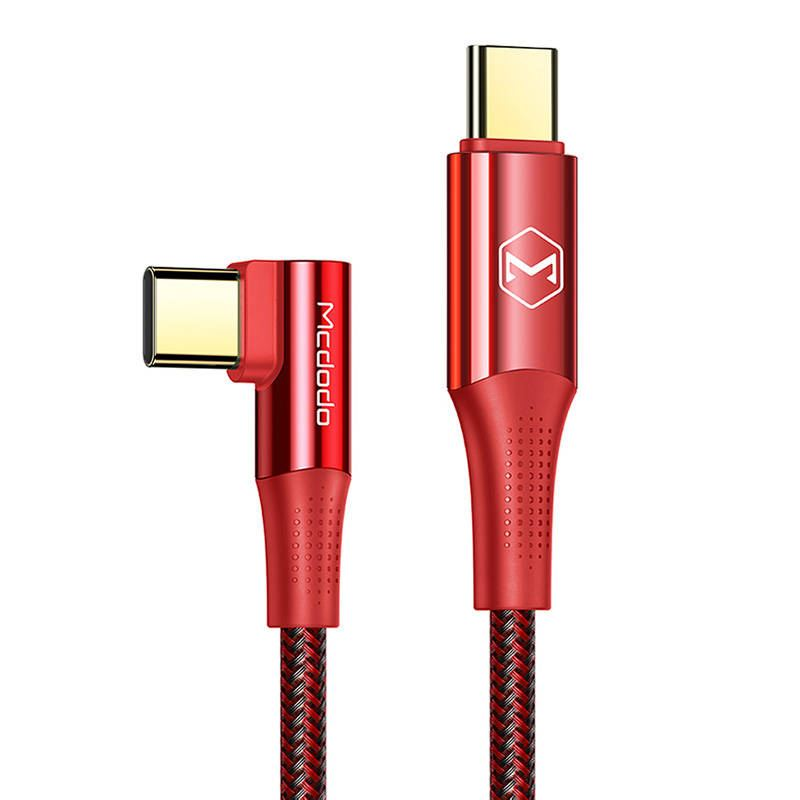 Mcdodo USB-C - USB-C kábel 1.2m piros (CA-8321) (CA-8321)