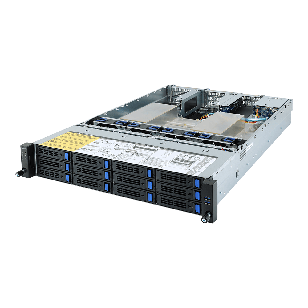 GigaByte AMD BAREBONE R282-Z90 Rack szerver 2U (6NR282Z90MR-00)