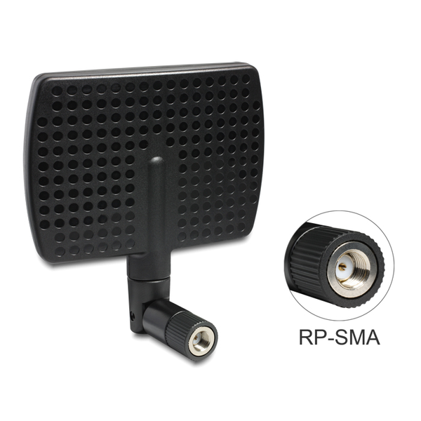 Delock WLAN antenna RP-SMA 802.11 a/b/g/n 5~7 dBi, irányítható csatlakozás (88447)