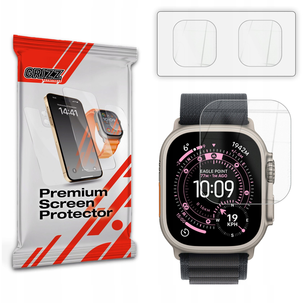 Szkło hybrydowe GrizzGlass HybridGlass do Apple Watch Ultra 3 49mm