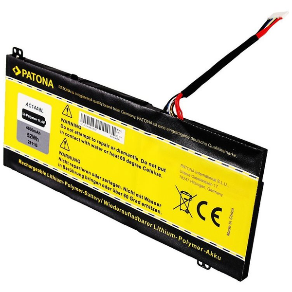 PATONA ACER Aspire VN7 akkumulátor 4600mAh Li-pol 11.4V AC14A8L