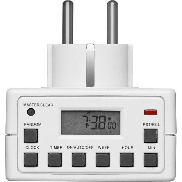Microconnect GRUTIMER3 smart plug Thuis Wit
