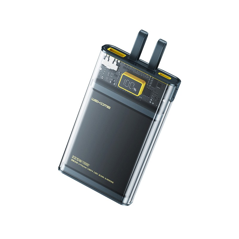 Wekome WP-323 Power Bank 10000mAh Fekete (WK-WP-323)