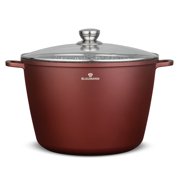Blaumann BL-4089 Cerastone Lábas Üveg fedővel Ø 32cm 14L - Bronz