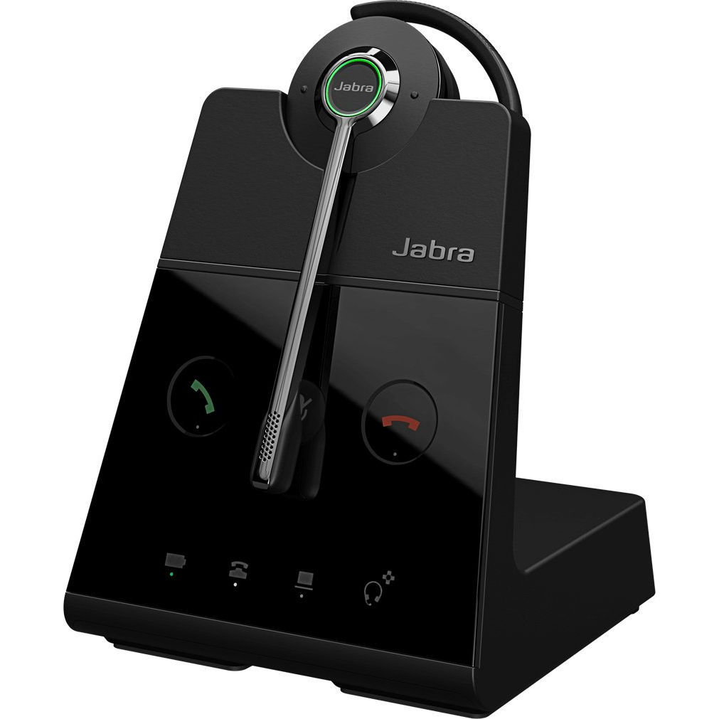 Jabra Engage 65 SE Slúchadlá s mikrofónom Bezdrôtový Závesný Kancelária / call centrum Čierna