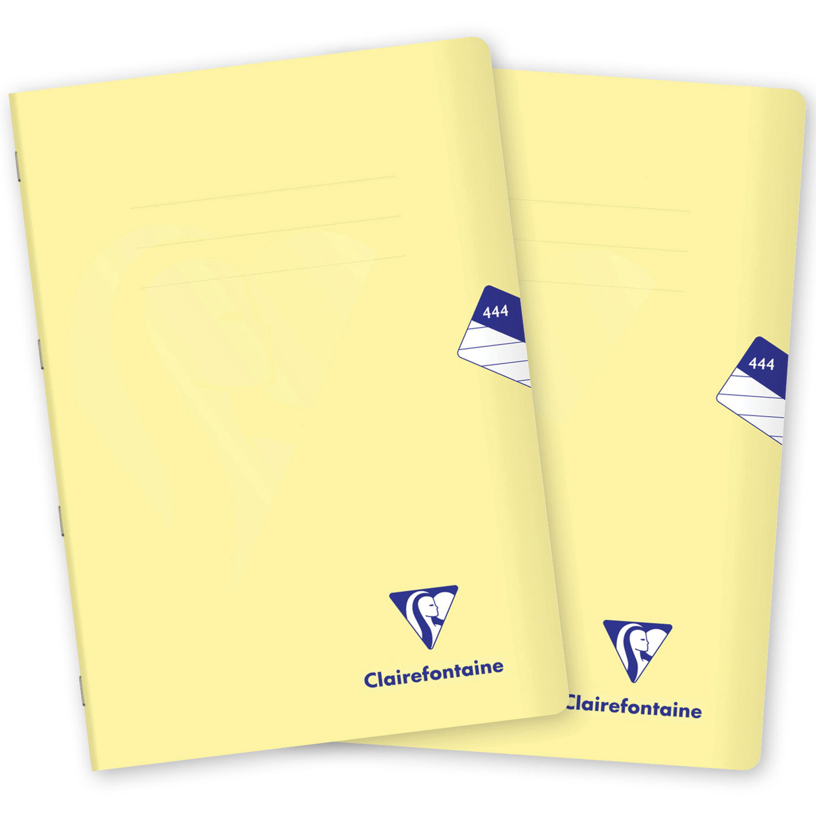 Clairefontaine Mimesys pastel PP, A4 "444" vonalas, 40 lap, citromsárga - 2 db (1444-74-PP-PAS)