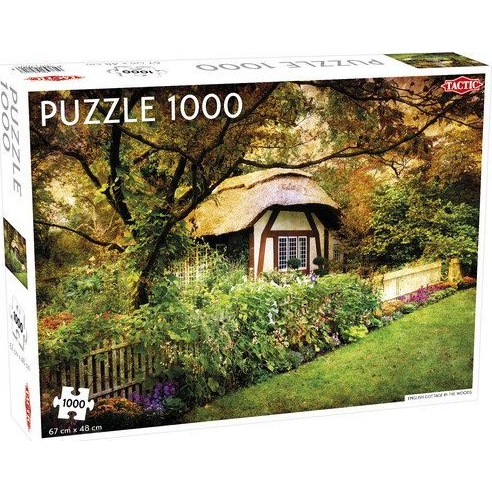 Tactic English Cottage in the Woods 1000 pcs Puzzle rompecabezas 1000 pieza(s) Paisaje