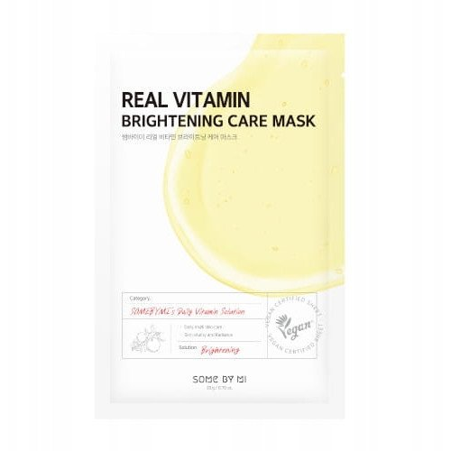 SOME BY MI Real Vitamin Brightening Care Mask - Brightening Cloth Mask 20 g
