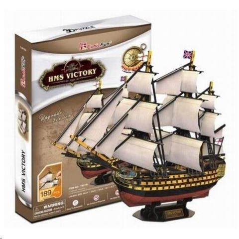 CubicFun HMS Victory 3D puzzle 189db-os szett (T4019H) (T4019H)
