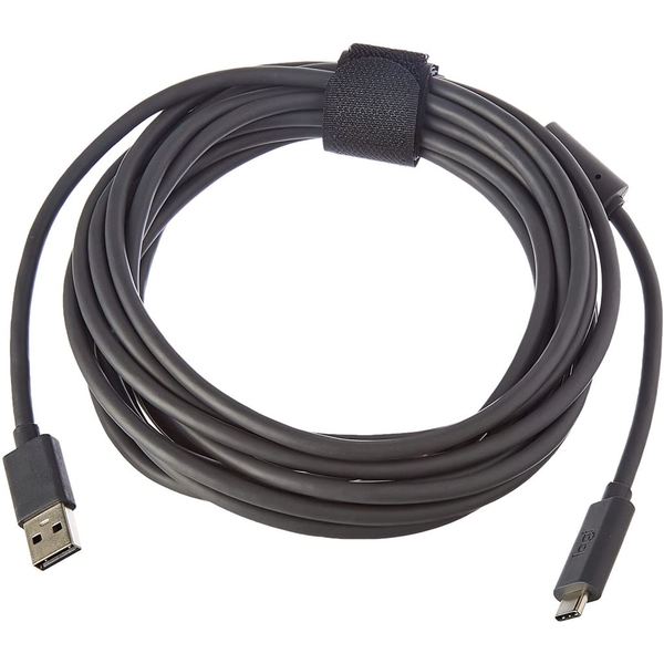 Logitech MeetUp USB-kabel USB 2.0 5 m USB A USB C Sort