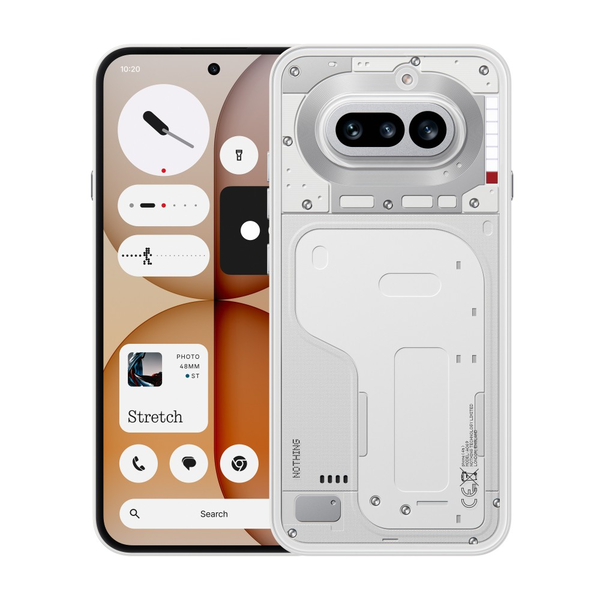 Nothing Phone (4a) в бял цвят, смартфон с 12 GB RAM и 256 GB памет