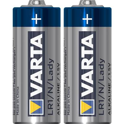 Varta 1x2 LR 1 Lady Wegwerpbatterij Alkaline