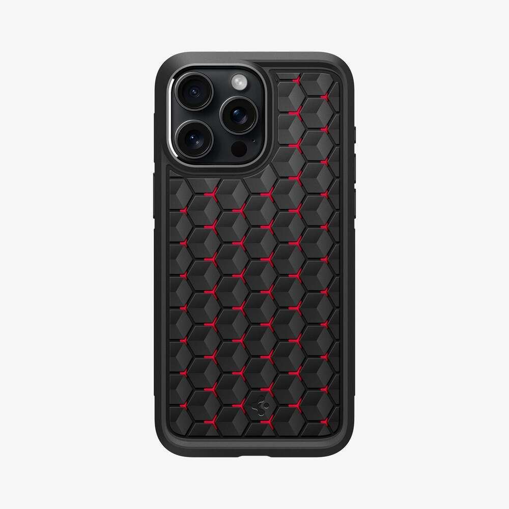 Spigen Cryo Armor iPhone 15 Pro Max tok Cryo Red - fekete-piros (ACS06604) (ACS06604)