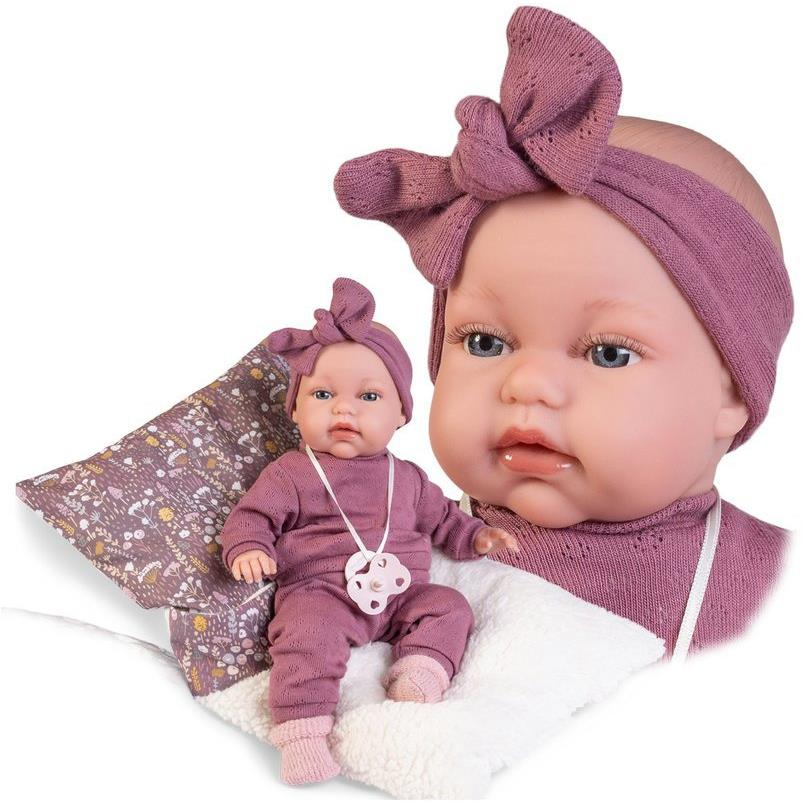 Antonio Juan 70356 Toneta - valósághű baba hangokkal és puha szövettesttel - 34 cm (8435083670567)