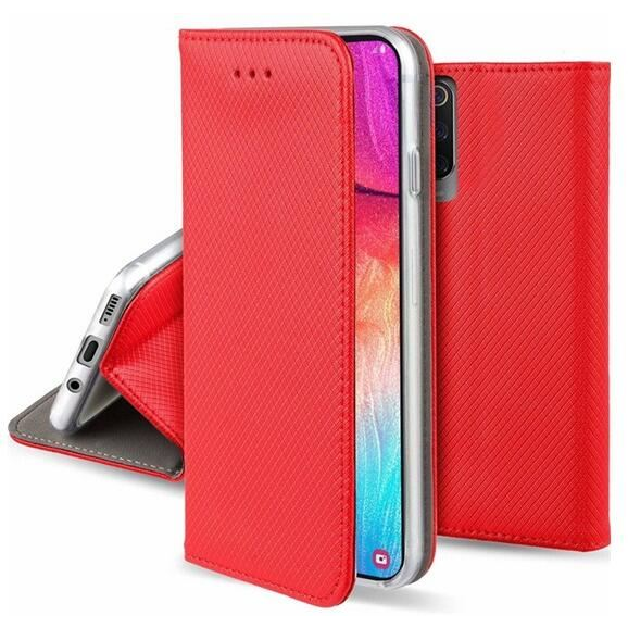 Gigapack Xiaomi Redmi A3 rombusz mintás fliptok piros (GP-155723) (GP-155723)