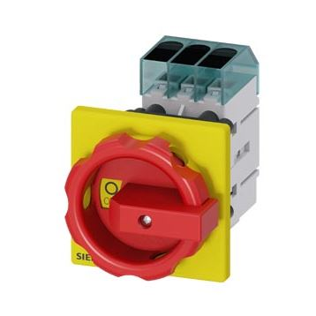 Siemens 3LD3054-0TK53 75kW panelre szerelhető piros-sárga főkapcsoló (3LD3054-0TK53)