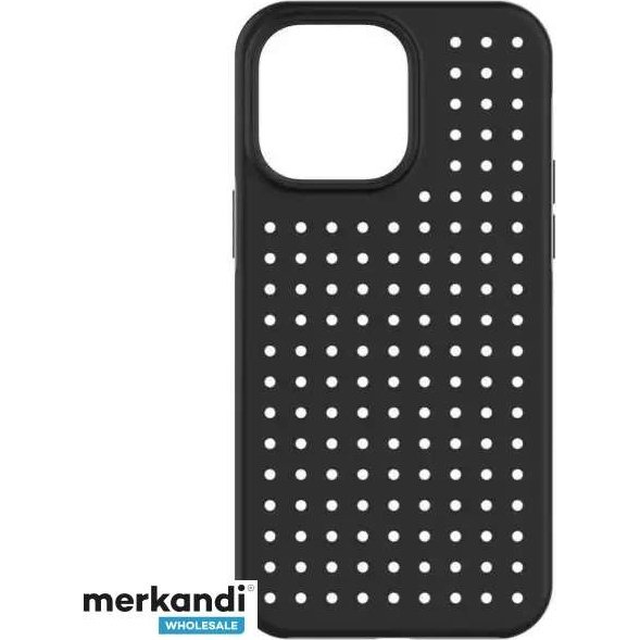 Zestaw Etui Pinit Dynamic + Emoji Pin iPhone 14 Pro Max 6.7" Fekete Minta 1 Tok (KAT06699)