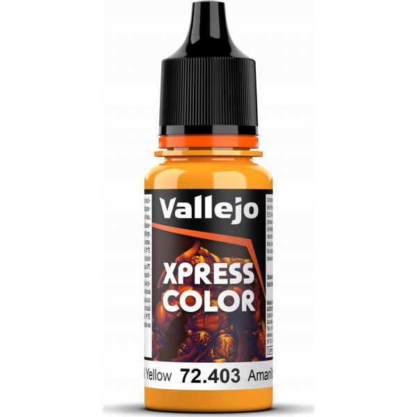  Vallejo Vallejo: 72.403 - Xpress Color - Imperial Yellow (18 ml)