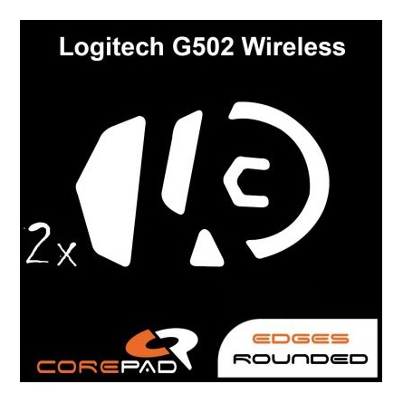 Corepad Skatez PRO 165 Подложка за безжична мишка Logitech G502 Lightspeed (CS29350)