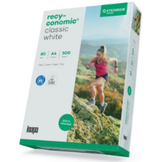 Recyconomic Classic white A4 (DIN A4 (500 Blatt), 80 g/m²)