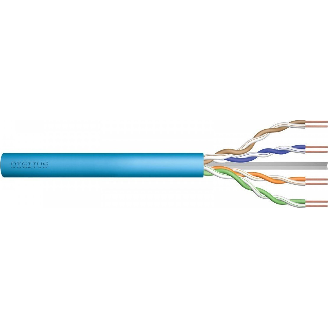 CAT 6A U-UTP installation cable, 500 MHz B2ca (LSZH-1), AWG 23/1, 500 m drum, sx, blue (DK-1616-A-VH-5)