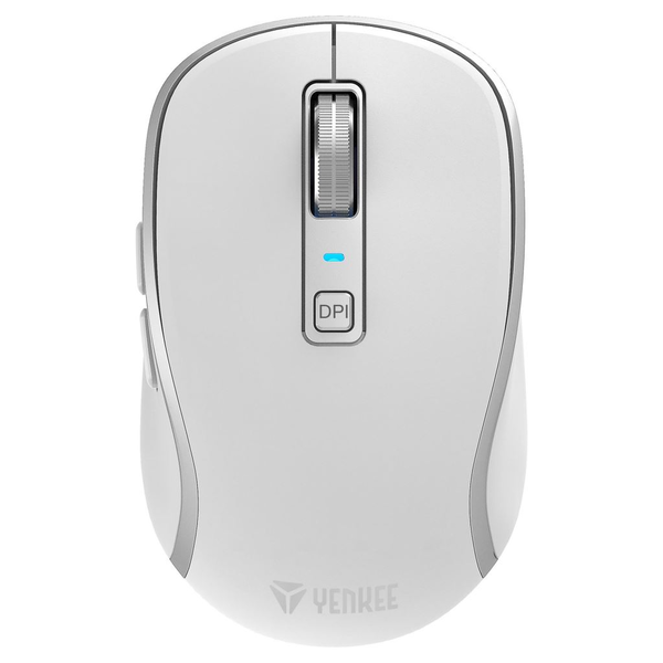 Yenkee vezeték nélküli (Bluetooth 5.2 és 2.4GHz) egér fehér (YMS 2085WE)