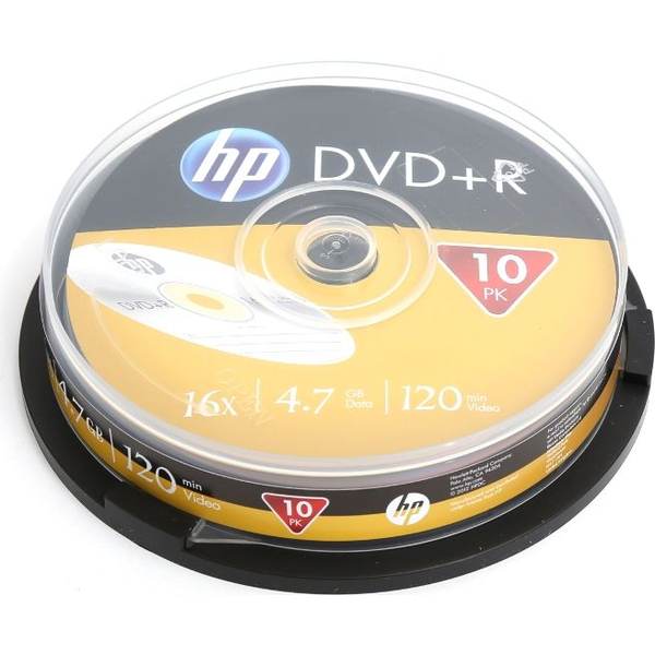 DVD+R LEMEZ, 4,7 GB, 16X, 10 DB, HENGEREN